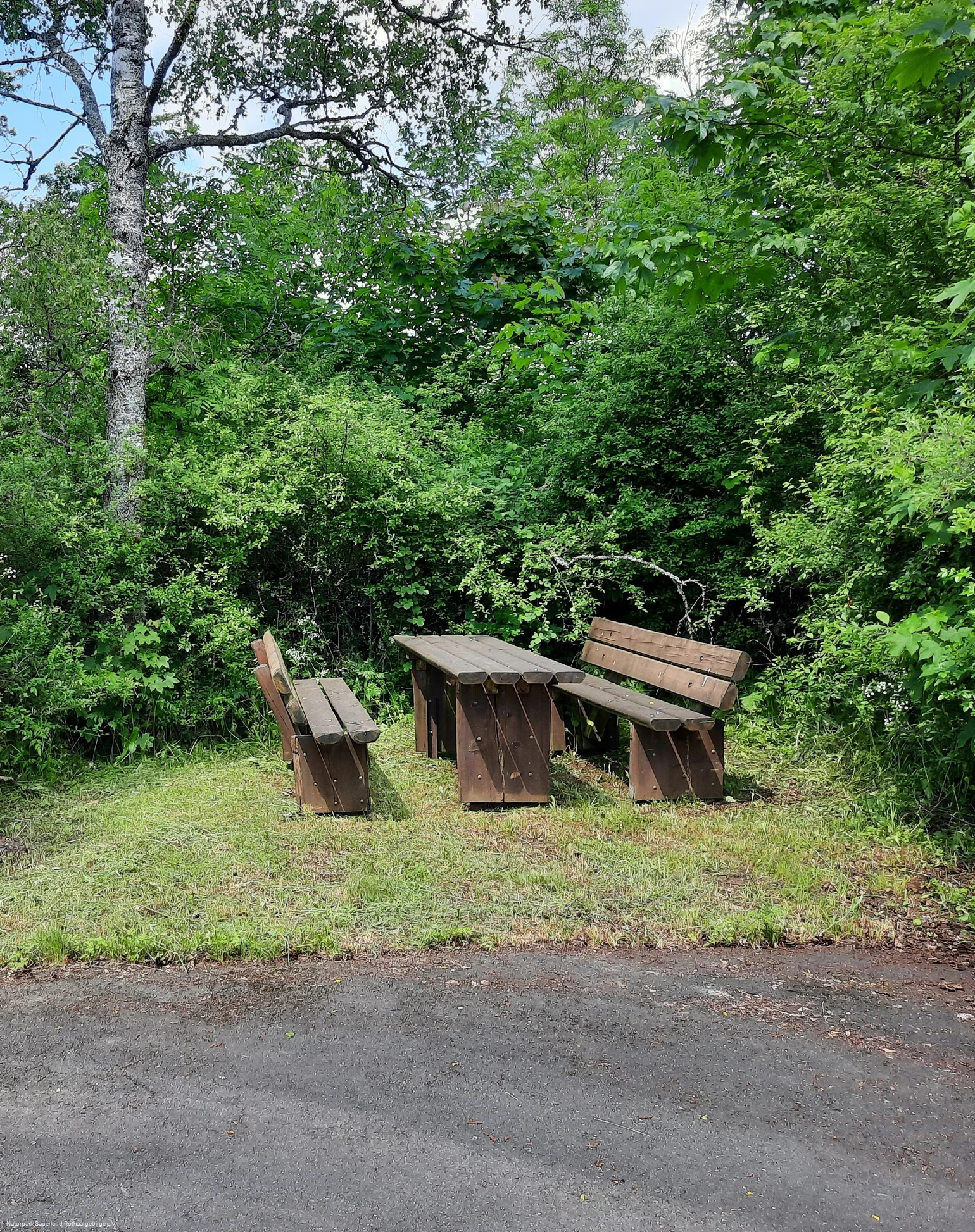 Wanderparklatz oberhalb von Puderbach