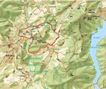 Wanderwegenetz an der Luisenhütte