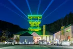 Bergbaumuseum Siciliaschacht bei Lennestadt leuchtet