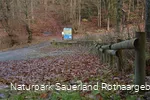 ... Blick zum Wanderparkplatz