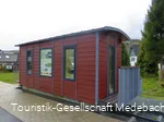 Kleinbahn Waggon am Kleinbahnwanderweg
