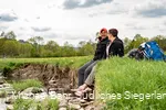 Wanderer am Wetterbach