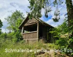 Schutzhütte in der Nähe des Schneekreuzes