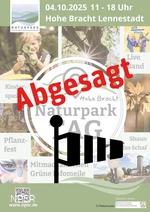 Absage Naturpark-Tag Hohe Bracht