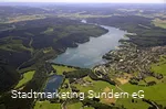 Sorpesee von oben