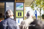 Der Eingangsbereich des Naturpark-Infozentrums Hem
