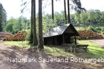 Die idyllisch gelegene Schutzhütte Hühnerkamp